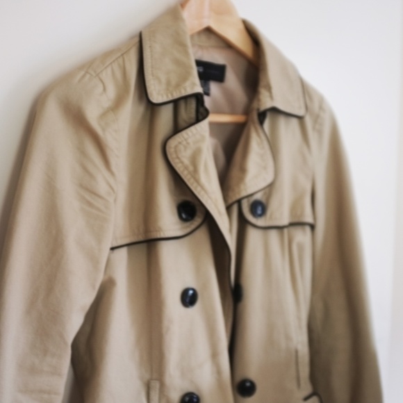 Mango Jackets & Blazers - Mango short cropped trench jacket